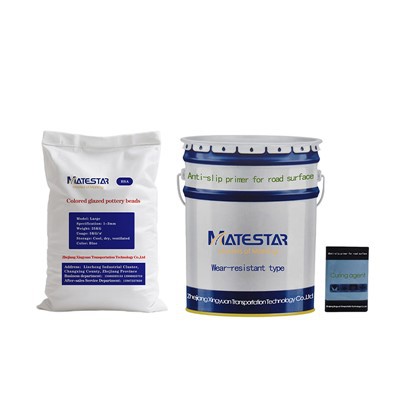 Šarena boja za označavanje puteva protiv klizanja